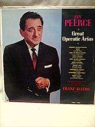 Jan Peerce : Great Operatic Arias : LP