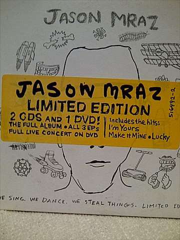 Jason Mraz : We Sing We Dance We Steal Things: Limited Edition: 2 Cds + DVD : CD