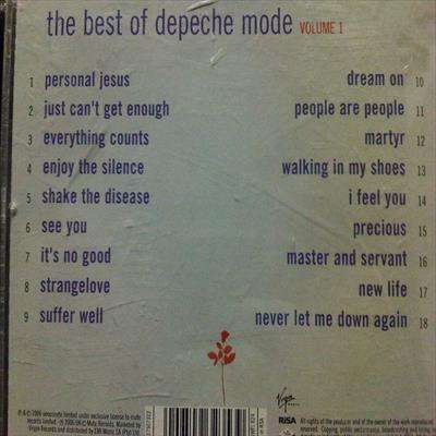Depeche Mode : The Best of Volume One (CD FOR SALE)