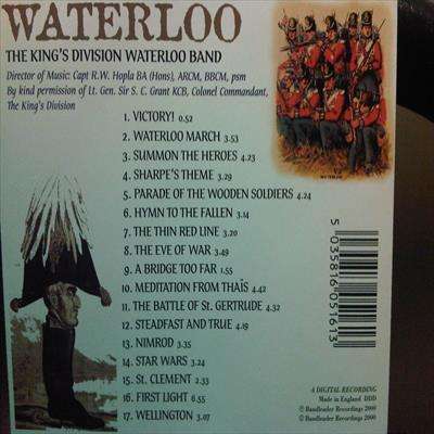 Waterloo:The Kings Division Waterloo Band BNA : CD