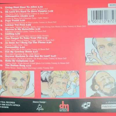 Tommy Dell: Lag Jou Sopnat : CD