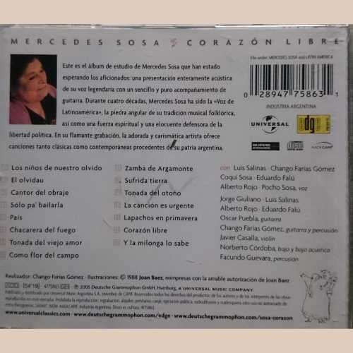 Mercedes Sosa: Corazon Libre : CD
