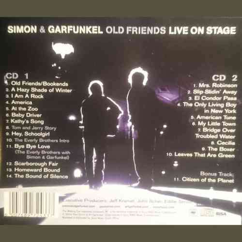 Simon and Garfunkel : Old Friends Live on Stage : 2 CD set : CD