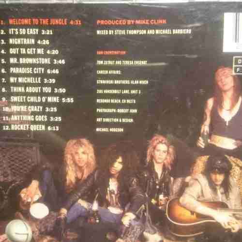 Guns n Roses : Guns and Roses : Appetite for Destruction : CD