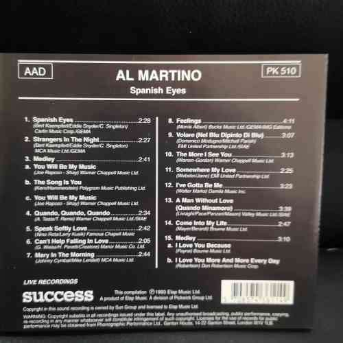 Al Martino : Spanish Eyes : CD