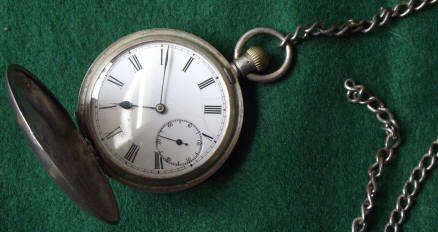 GREAT COLLECTORS PIECE: Antique Omega Silver Pocket Watch