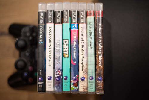 Playstation 3 (250GB) and Games and Headset