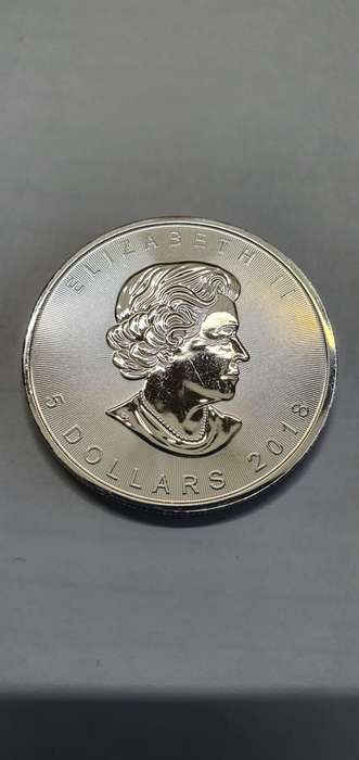 1 ounce Canadian Maple pure silver coin