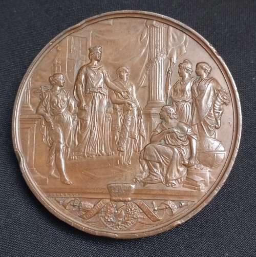 The Opening Of The Guildhall, London October. 2 1884 Medalist : - J.S. Wyon ` Only 400 Struck`   SS1