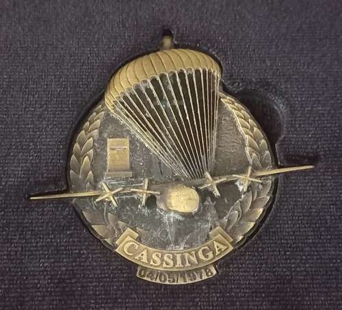 Battle of Cassinga Badge No.5 Collector - Both Pins Intact