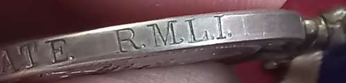 Royal Naval Long Service And Good Conduct Medal  To:  CH/14143. E.C. GILBEY, PRIVATE. R.ML.I