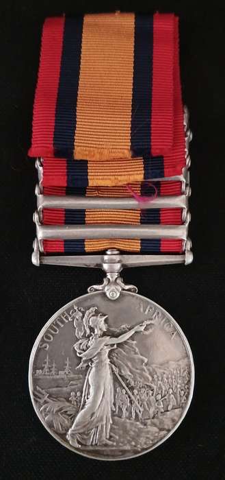 Boer War -  QSA Medal Awarded To:  12633. DR V. MACHUGH. A.S.C.         No.15