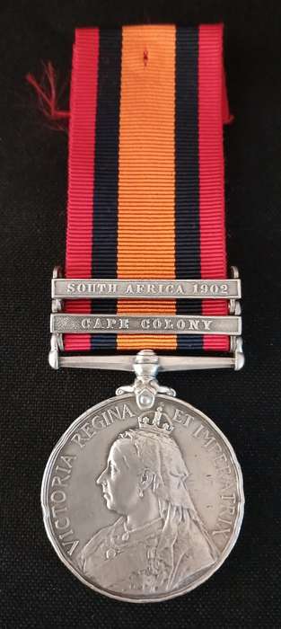 Boer War -  QSA Medal Awarded To:  153 PTE S. FORDE. R.A.M.C.                   No.22