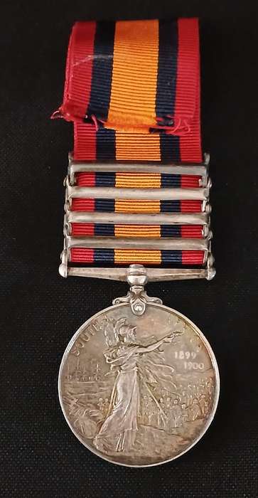 Boer War -  QSA ( Ghost Date ) Medal Awarded To: 2425 PTET. LEAR, 1ST SUFFOLK REGT    No.56