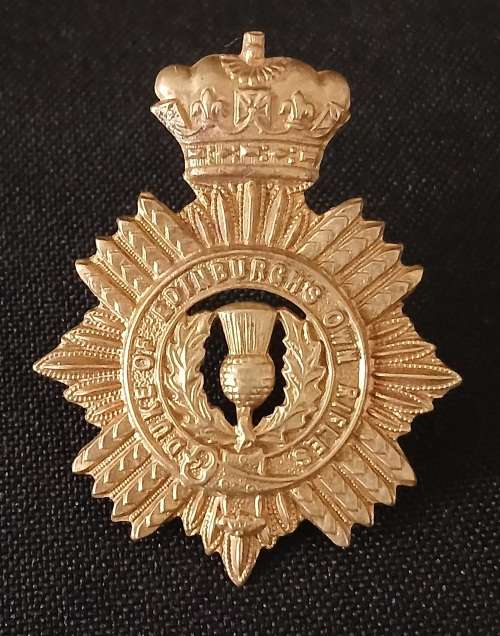 Duke Of Edinburg`s Rifles Cap Badge 1940 - 1945                     M25