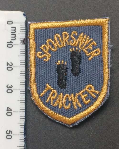Tracker Police Issue Tracker Proficiency Badges Embroidered  ( Blue )            O43