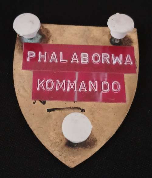 SADF PHALABORWA COMMANDO Shoulder Flash                         D12
