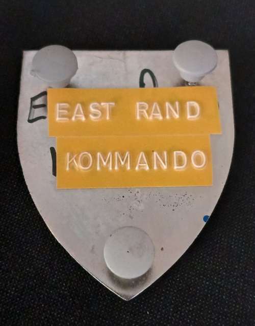 SADF EAST PARK COMMANDO Shoulder Flash                          D41