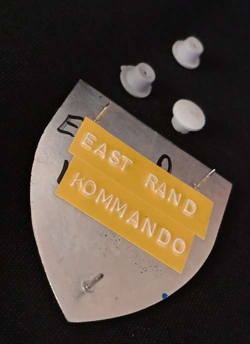 SADF EAST PARK COMMANDO Shoulder Flash                          D41