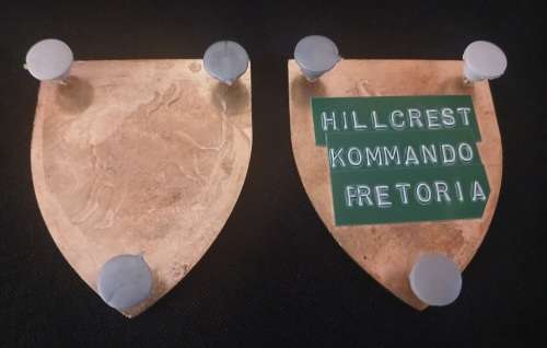 SADF HILLCREST COMMANDO Shoulder Flashes                               H6