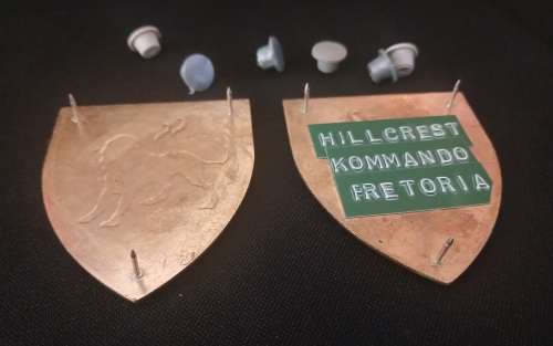 SADF HILLCREST COMMANDO Shoulder Flashes                               H6