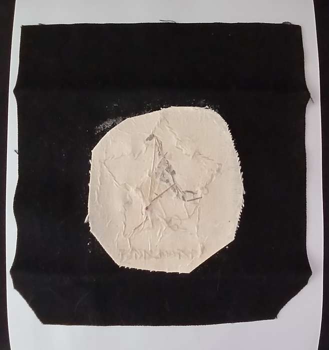 SADF Blazer Badge ( Bullion Wire )  PISTOOLSKIET       Size: 20 x 19 cm             F166