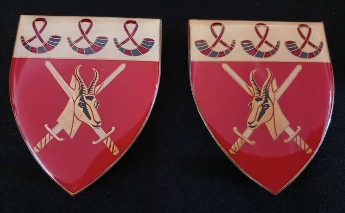 SADF ORANGE FREE STATE COMMAND CHIEF OF THE ARMY SHOULDER FLASHES        H28