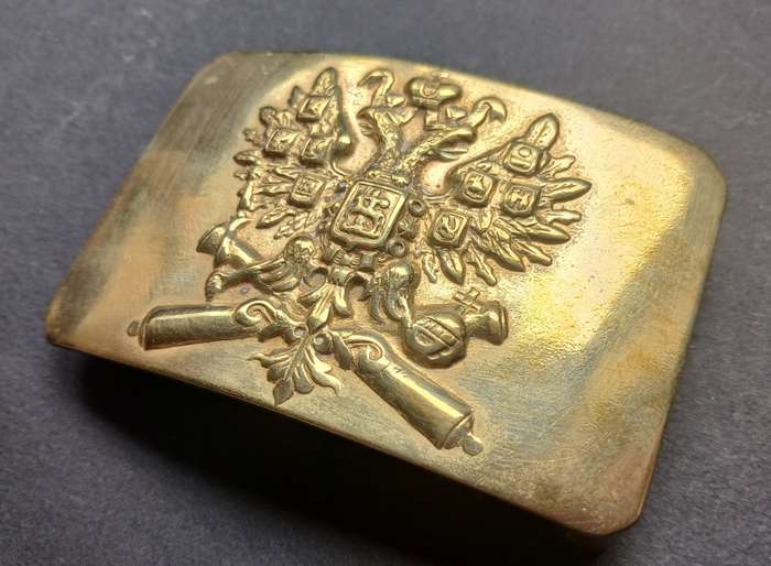 IMPERIAL RUSSIAN ARMY, ARTILLERY ENLISTED MEN BUCKLE                F190