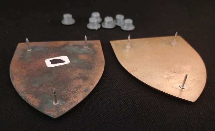 SADF 17 RECEPTION DEPOT SHOULDER FLASHES                          H44