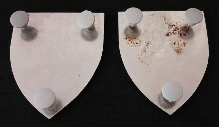 SADF QUEENS TOWN COMMANDO SHOULDER FLASHES                            H79