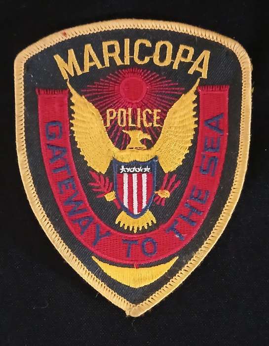 MARICOPA POLICE GATEWAY TO THE SEA Cloth Badge                           V10