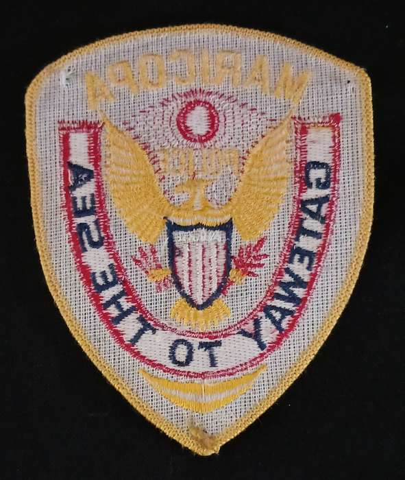 MARICOPA POLICE GATEWAY TO THE SEA Cloth Badge                           V10