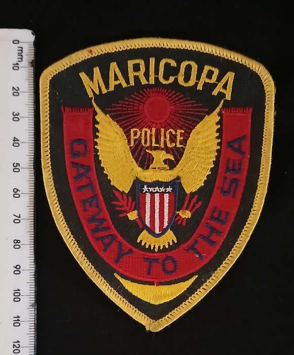 MARICOPA POLICE GATEWAY TO THE SEA Cloth Badge                           V10