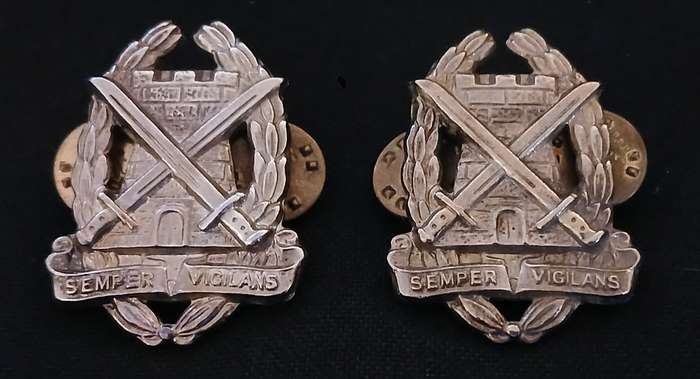 SA. SPECIAL SERVICE CORPS COLLAR / BERET BADGES               V35