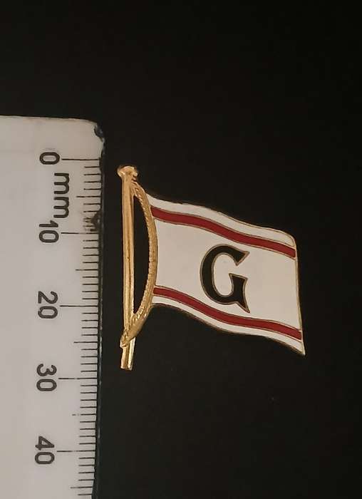 German Shipping Company ` G ` Badge V52