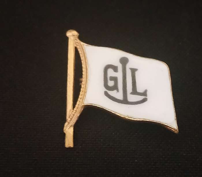 German Shipping Company G.L. Badge V54