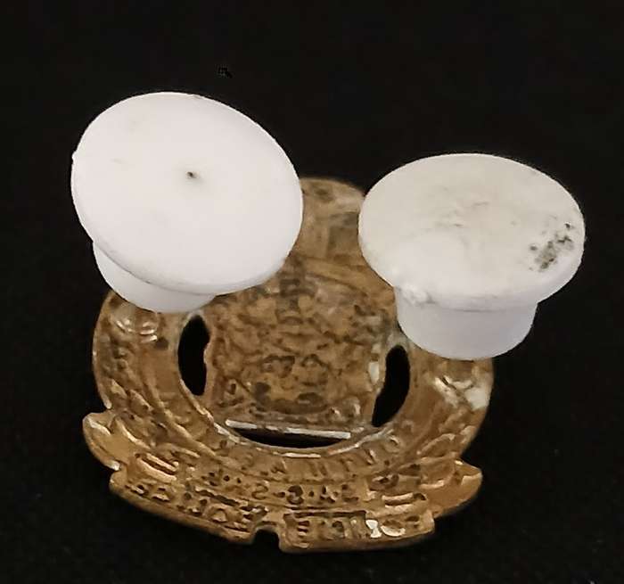 SA. RAILWAY POLICE BADGE       Size: 19mm x 23mm                      V90