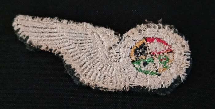 SAAF   SOUTH AFRICA AIRFORCE NAVIGATOR WING 1940 1950    `` EMBROIDERED ``       V105