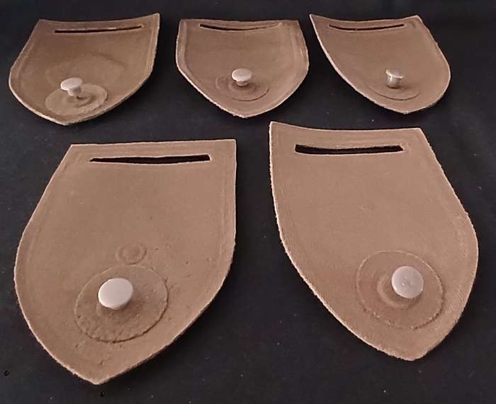 SADF COMMANDO COMPANY TUPPER SHOULDER FLASHES  ( ONE BID FOR THE LOT )   C5