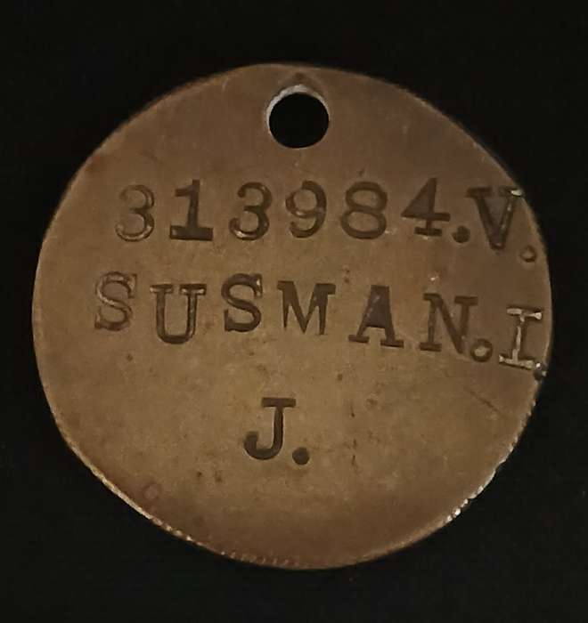 UNKNOWN TOKEN / TAG  313984.     V. SUSMAN. I.J                   C84