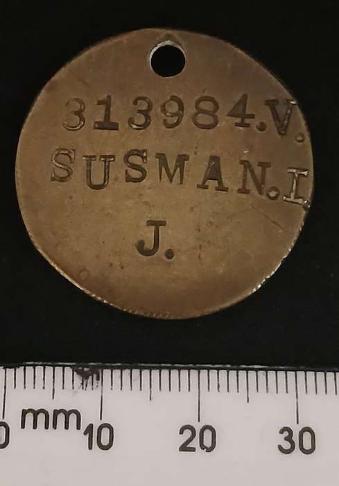 UNKNOWN TOKEN / TAG  313984.     V. SUSMAN. I.J                   C84