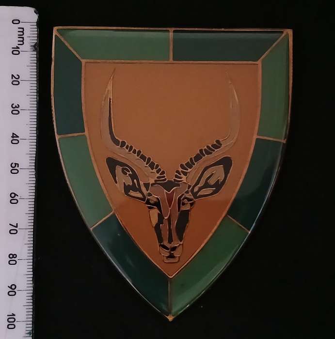 SWATF 37 / 102 BATTALION  ( 1 X SHOULDER, 2 X POCKET, 4 X BADGES )   ` ONE BID FOR THE LOT `    C100