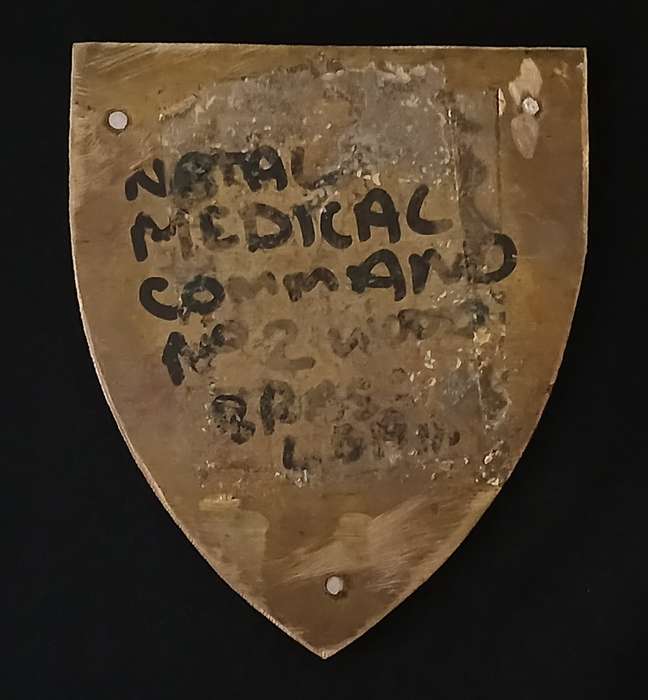 SADF - SAMS NATAL MEDICAL COMMAND BADGE    Size: 100mm x 85mm  ( Note No Pins )     C112