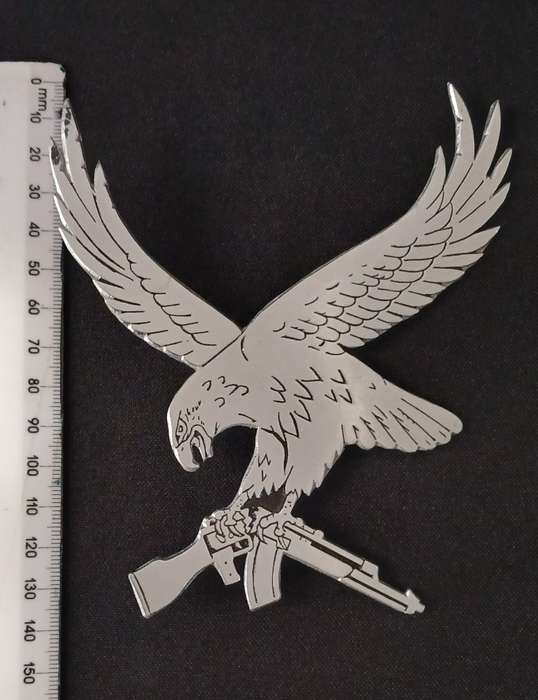 SWA 101 BATTALION METAL BADGE                      S14