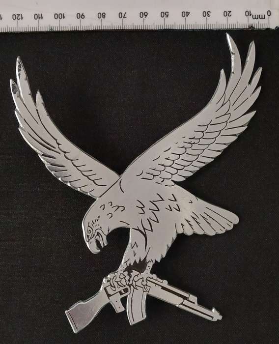 SWA 101 BATTALION METAL BADGE                      S14