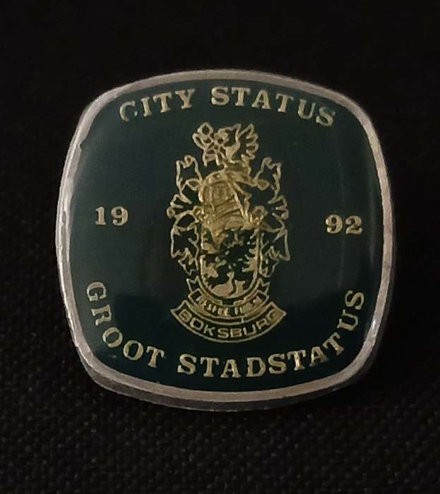 CITY STATUS GROOT STATSTATUS 1992 PIN BADGE                  R103