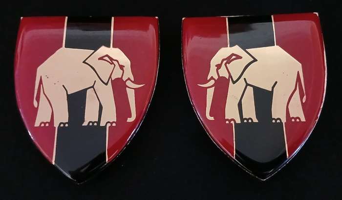SADF EP COMMAND PROVOST UNIT SHOULDER FLASH PAIR                        MM30