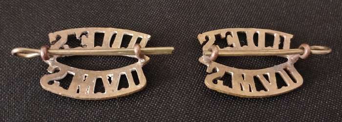 SOUTH AFRICA UNION DEFENCE FORCE STAFF SHOULDER TITLE PAIR 1921 - 1922         R142