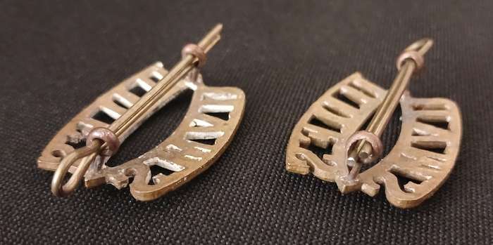 SOUTH AFRICA UNION DEFENCE FORCE STAFF SHOULDER TITLE PAIR 1921 - 1922         R142