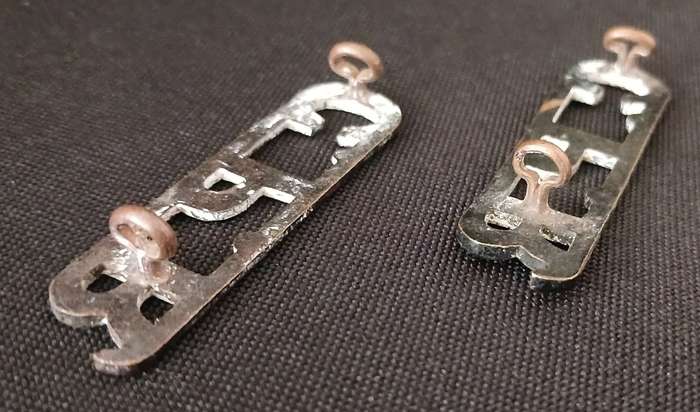 AFRICA C.P.R 1903 - 1926 ( BLACK ) CAPE PENINSULA RIFLES SHOULDER TITLES       R143